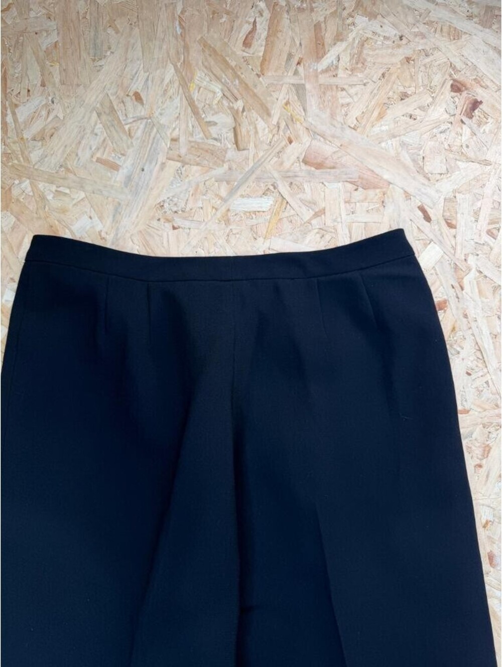 Black Wool Blend Dress Pants Womens Size 10 Wide Leg Trouser - Picture 16 of 16